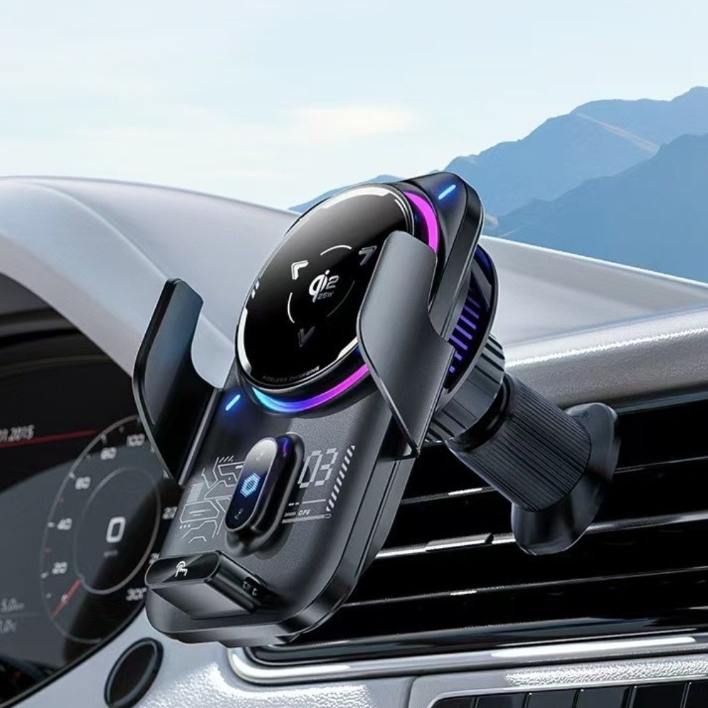 Wireless Car Charger Mount Fast Charging - Magnetische draadloze autolader 15W/25W, snellader voor