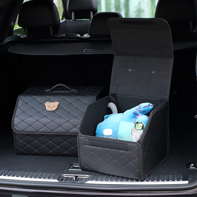 Car Trunk Organizer Foldable Storage Box - NIEUWE multifunctionele opvouwbare kofferbakopslagorganisator met deksel