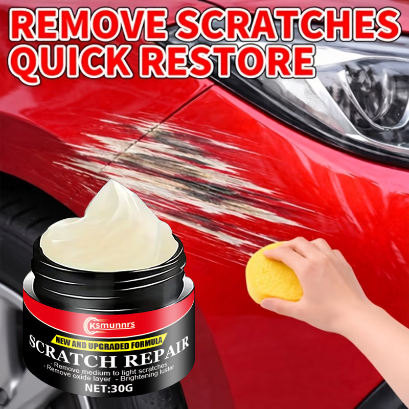 Car Scratch Repair Polishing Wax Paste - Autokraswax & diepgaande lakreparatieagent, oppervlaktepolijstpasta met