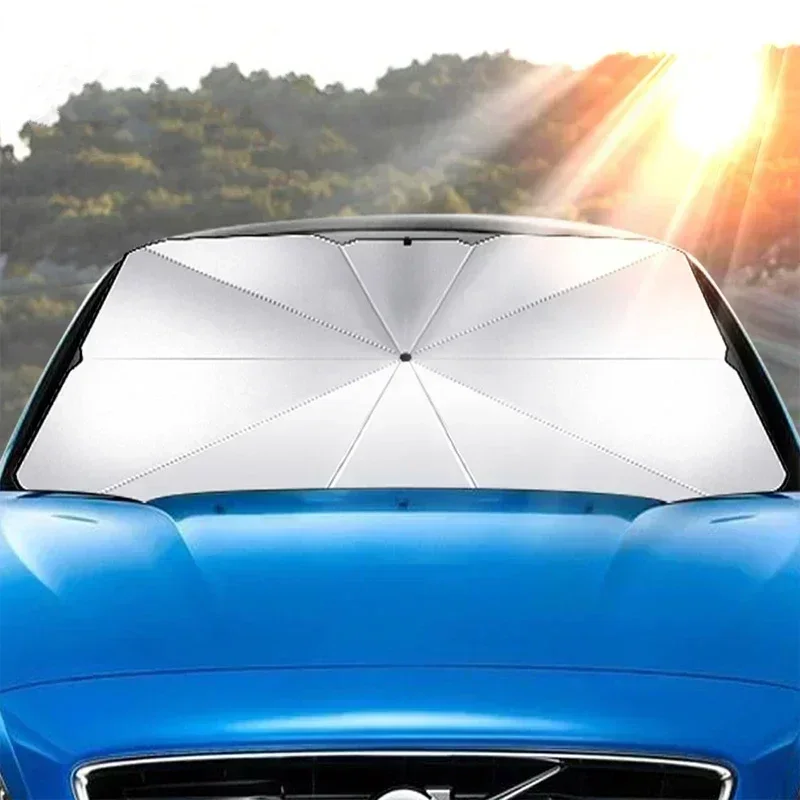 Autozonnescherm voor de voorru - Car Sunshade Windshield Umbrella Foldable recensie en prijs