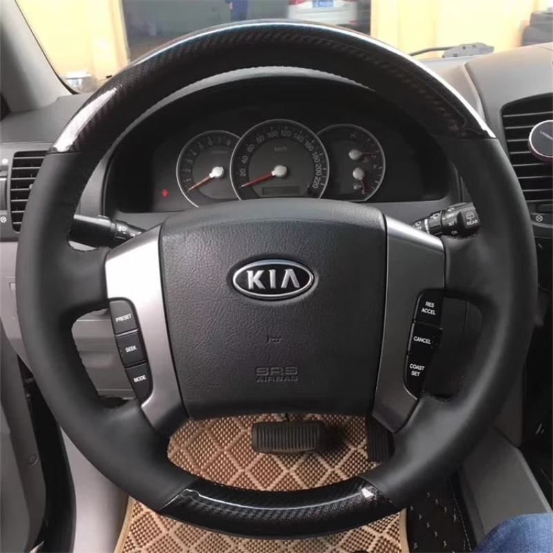 Voor Kia Sorento 2003-2009 Han - Car Steering Wheel Cover Anti Slip Breathable recensie en prijs