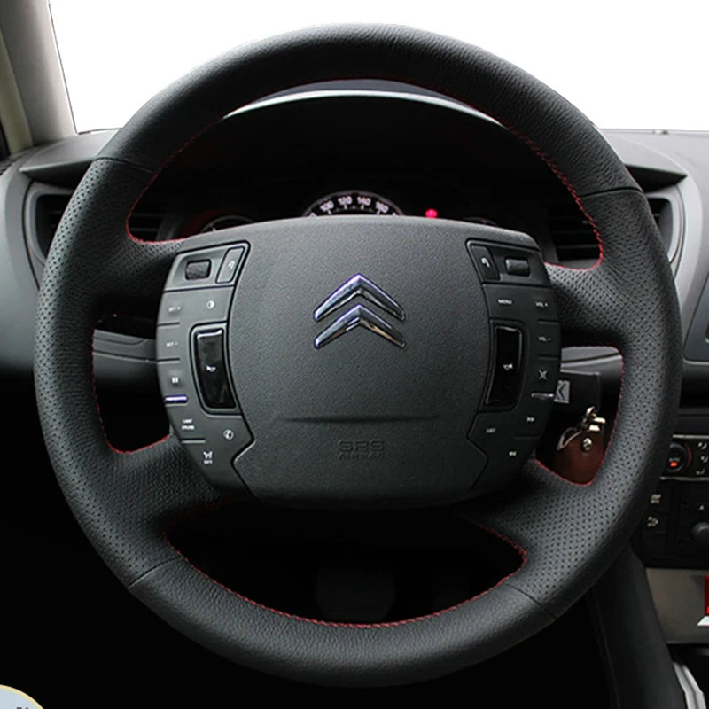 Voor Citroen C5 2007-2015 DIY  - Car Steering Wheel Cover Anti Slip Breathable recensie en prijs