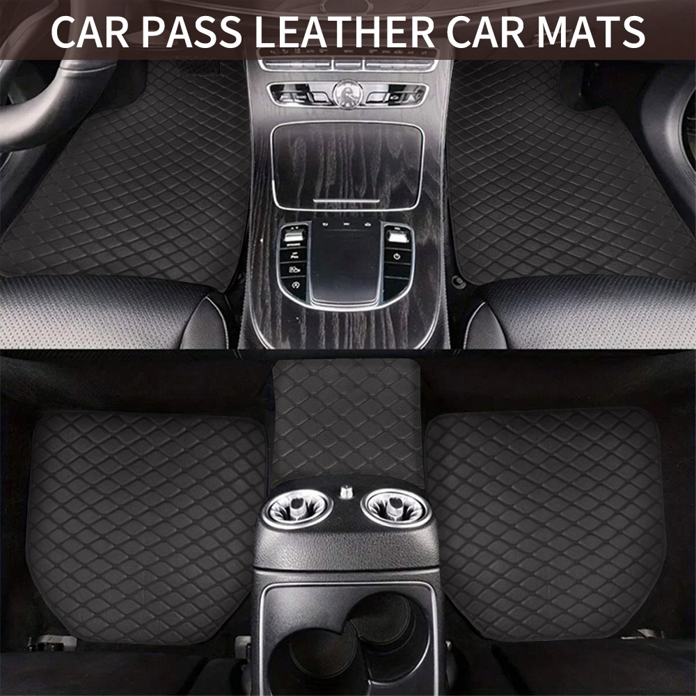 Universele 5-delige lederen au - Car Floor Mats Universal Waterproof Leather recensie en prijs