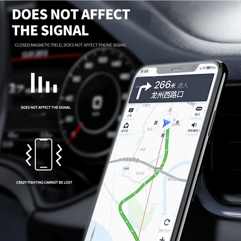 Mini Auto Telefoonhouder Air V - Magnetic Phone Holder For Car Vent recensie en prijs