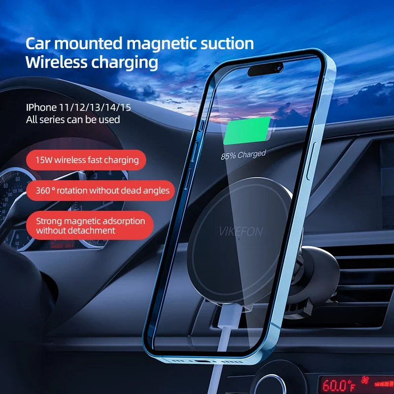 Auto Luchtuitlaat Draadloze Op - Wireless Car Charger Mount Fast Charging recensie en prijs