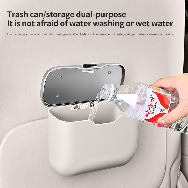 Autovuilnisbak met creatief de - Waterproof Car Trash Can With Lid recensie en prijs