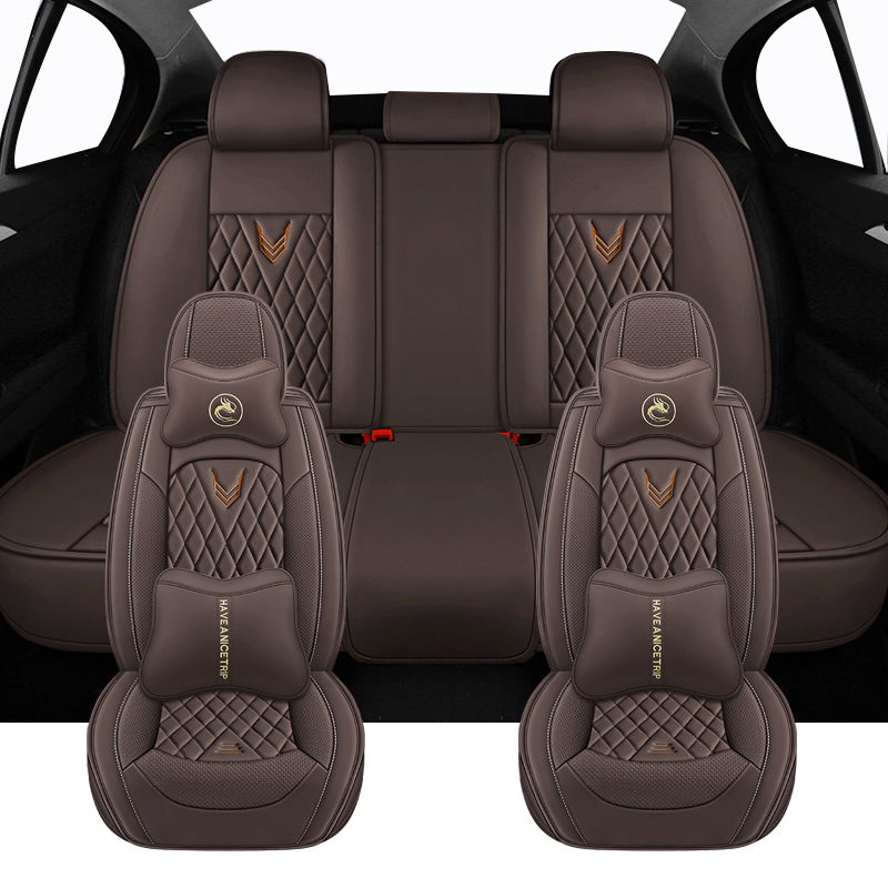 Volledige Set Universele Auto  - Leather Car Seat Covers Full Set Universal recensie en prijs