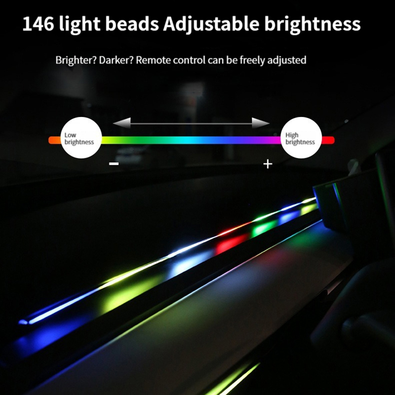 Auto Led Omgevingslicht 64 Kle - Led Ambient Interior Car Lights App Control recensie en prijs