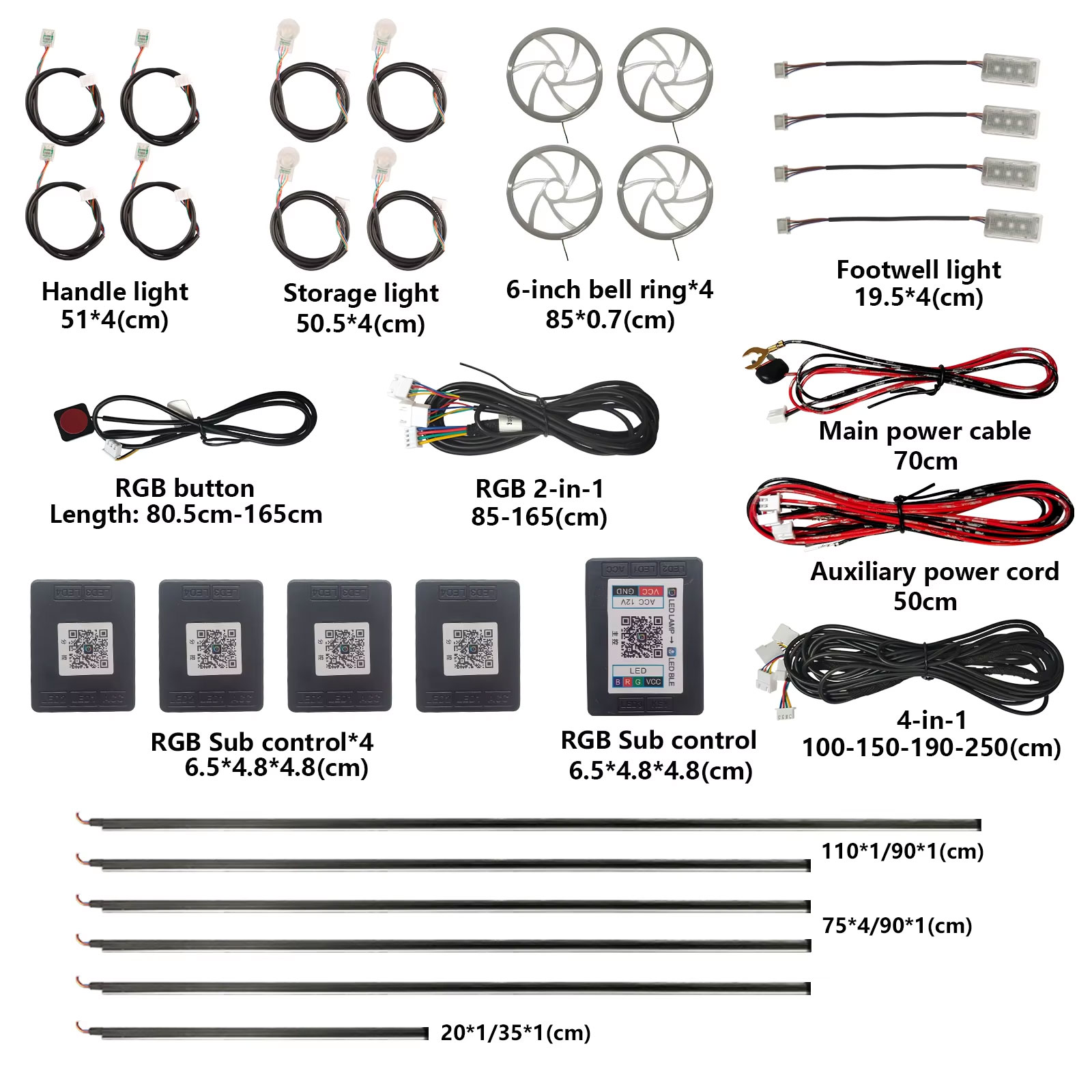 Voor Ambient Lights App Univer - Led Ambient Interior Car Lights App Control recensie en prijs