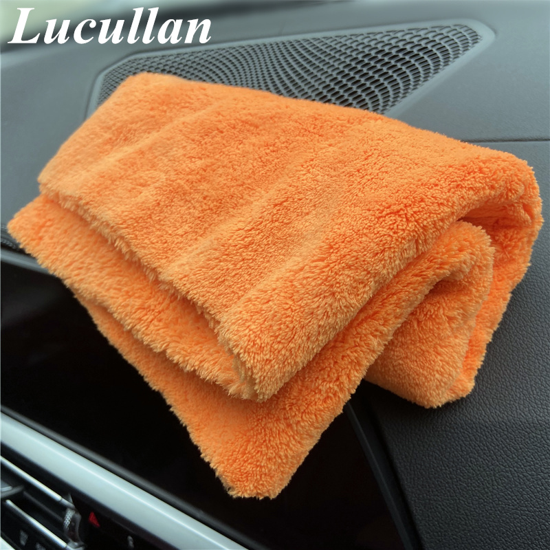 Lucullan 40x40cm Oranje Super  - Microfiber Car Drying Towel Super Absorbent recensie en prijs