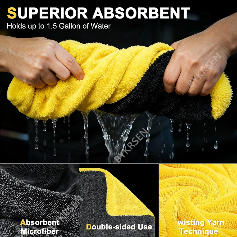 1800GSM extra grote microvezel - Microfiber Car Drying Towel Super Absorbent recensie en prijs
