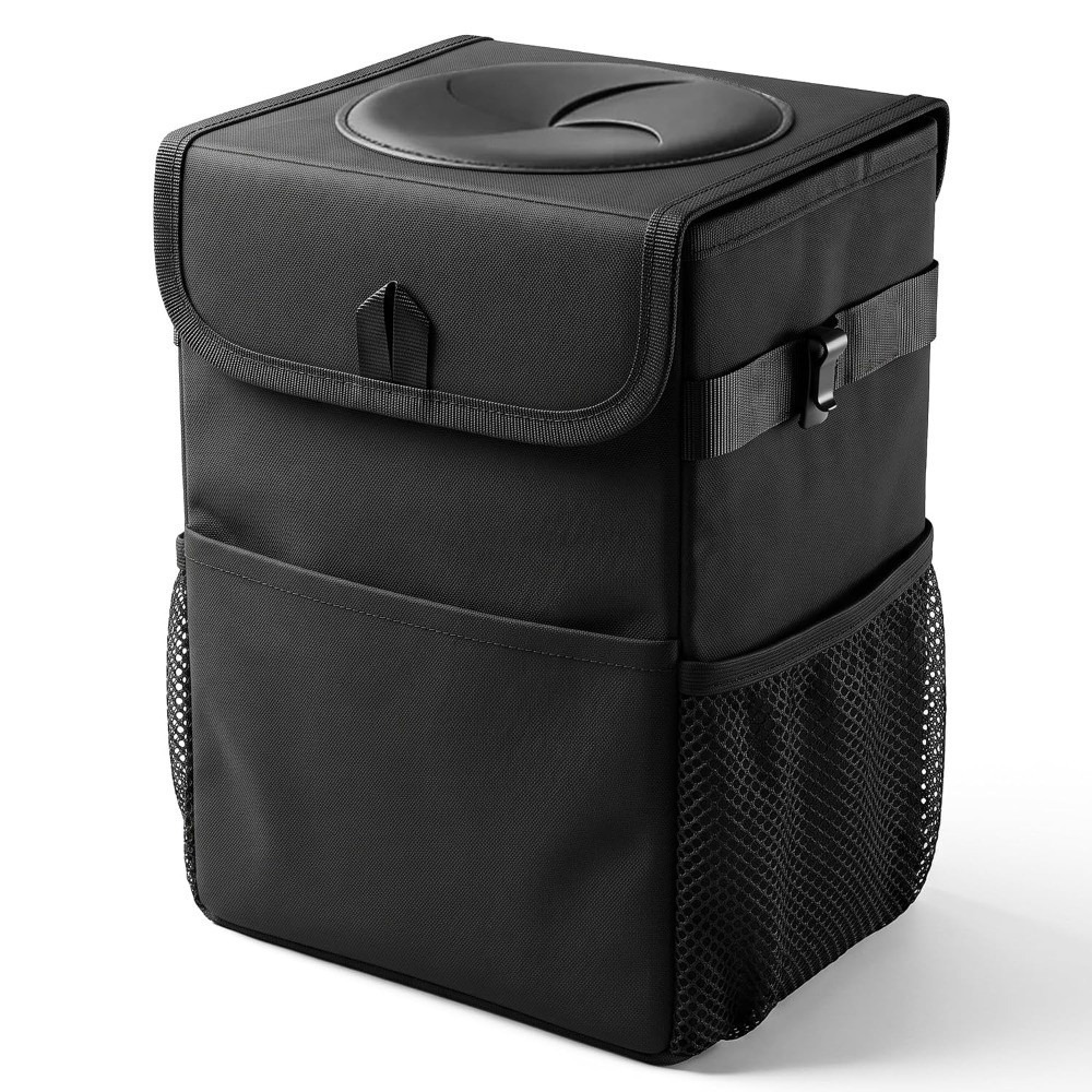 Opvouwbare auto-afvalbak met d - Waterproof Car Trash Can With Lid recensie en prijs