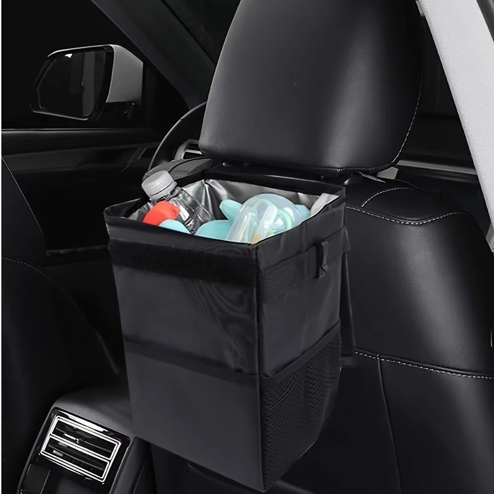 Opvouwbare auto-afvalbak met d - Waterproof Car Trash Can With Lid recensie en prijs