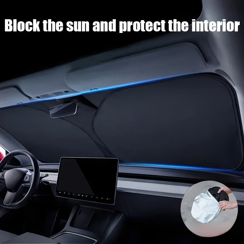 Autozonnescherm UV-reflectie v - Car Sunshade Windshield Umbrella Foldable recensie en prijs